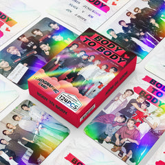 60PCS BODY TO BODY Flash Photocard Sticker