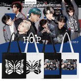 Butterfly HOP Logo Zipper Handbag