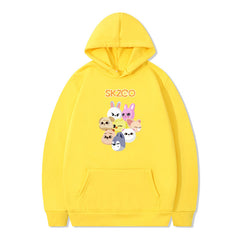 Unisex Cartoon Kpop Printed Leisure Sports Hoodie