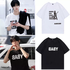 DOHOON Same Style Graphic Short-sleeved T-shirt