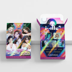 124PCS IDLE WE MADE Holographic Photocard Stickers