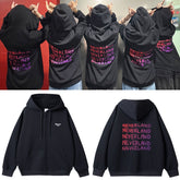 We are idle NEVERLAND Print Zipper Hoodie