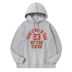 TAESAN Zhang Hao Letter Printed Pullover Hoodie