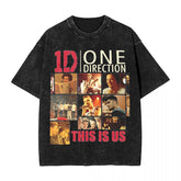 This Is Us One 1D Direction Fan Made Vintage Washed T-Shirt