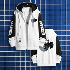 Mandalorian Zip Up Loose Hooded Jacket