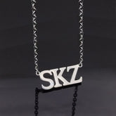 SKZ LOGO Stainless Steel Necklace Bracelet