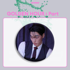 ATE "GOLDEN HOUR: Part.5" Album Badge Mirror Keychain