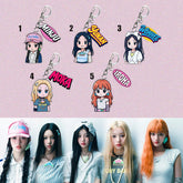 MINJU YUNAH MOKA WONHEE Keyring Pendant