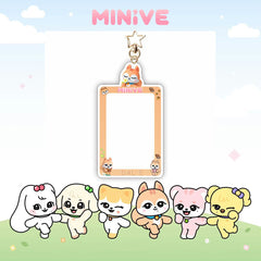 KPOP Cartoon Photocard Insert Keychain