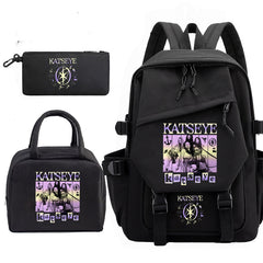 Katseye Pencil Case Lunch Bag Backpack Three-piece Set