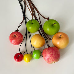 Unique Apple Pendant Necklace