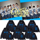 NCT WISH Number Black Zipper Hoodie