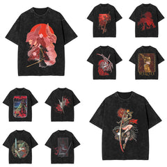 Unisex Video Game Character Graphic Vintage T-Shirt