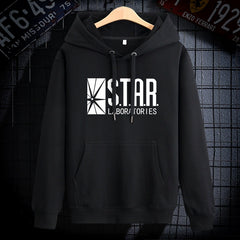 Unisex Star Laboratories Letter Print Flash Hoodie