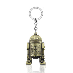Lovely Comic Robot Logo Keychain