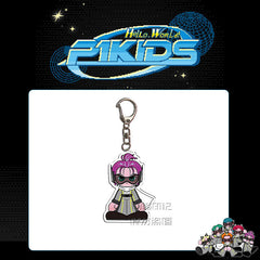 P1H "Hello, World" Cartoon Doll Acrylic Keychain
