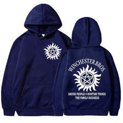 Unisex Winchester Bros Print Hoodie