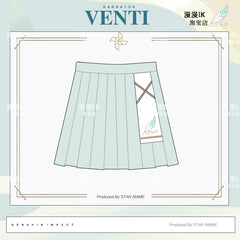 Venti Game Cos Jk Uniform Top Skirt Set