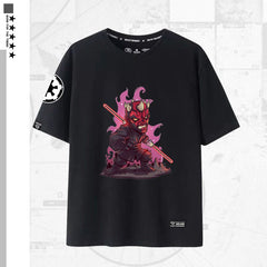 Casual Jedi Graphic Short-sleeved T-shirt