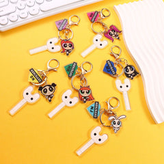 NJZ Lightstick Acrylic Keychain Pendant