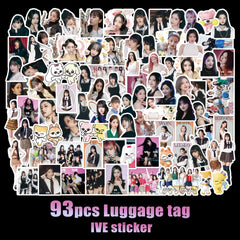 93pcs IVE Cartoon Stickers