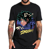 Trendy Anime Crew Neck Short Sleeve T-shirt
