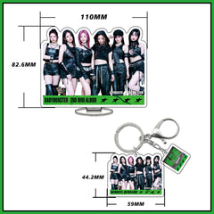 BM WE GO UP Keychain Acrylic Ornament