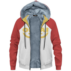 Casual Saitama Cosplay Thick Hoodie