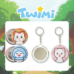 TWIMI 42 Forest Badge Keyring Set