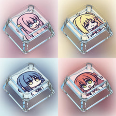 Cute Anime Keyboard Transparent Keycaps