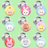 SKZ JINIRET BbokAri Badge Brooch 8pcs