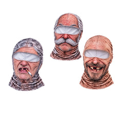 Funny Old Man 3D Ski Mask – Realistic Face Balaclava