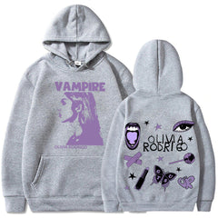 Unisex Guts Olivia Pattern Loose Hoodie