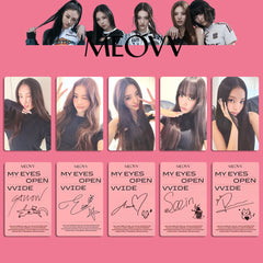 KPOP MY EYES OPEN VVIDE Album PhotoCard