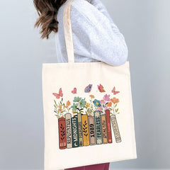 Taylor Song Printed Canvas Shoulder Bag Tote