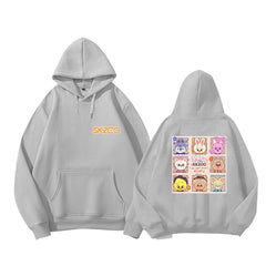 Kpop Cartoon Doll Pocket Hoodie