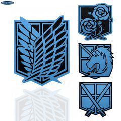 Luminous Anime Wings of Freedom Velcro Badge