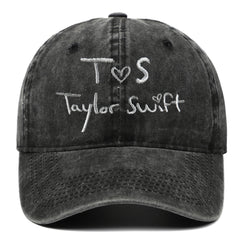 Taylor Embroidered Washed Baseball Cap