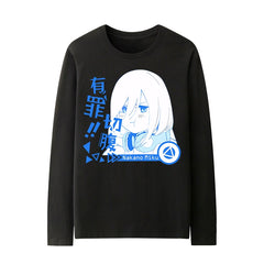 Men's Anime Long-sleeved Cotton T-shirt