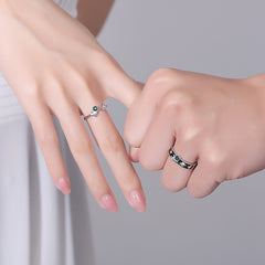 Niche Astronaut Couple Rings