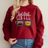 Lovely Girls' But First Coffee Casual Sweatshirt