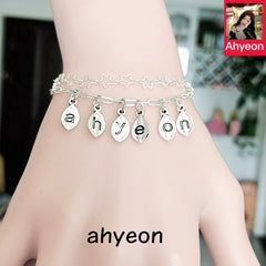 KPOP PHARITA RUKA CHIQUITA RORA Letter Bracelet