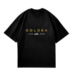 JUNGKOOK GOLDEN Printed T-shirt