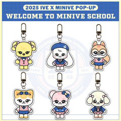 "MINIVE" Cartoon Acrylic Keychain Pendant