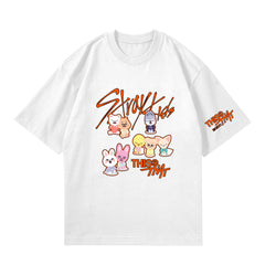 SKZ THIS & THAT Cartoon Print Short-sleeved Top