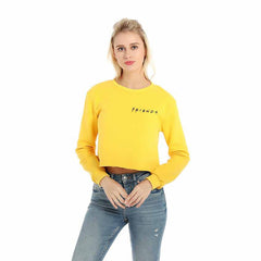Women's Pullover Friends Print Crew Neck Sweatshirt