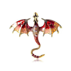Retro Cartoon Dragon Shape Brooch