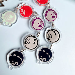 Cortisball String Acrylic Keychain
