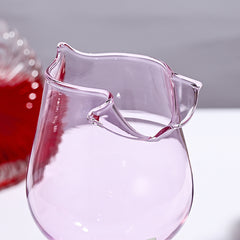 Romantic Rose Shape Wine Glasses