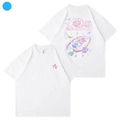 RV Cosmic Printed Short-sleeved T-shirt